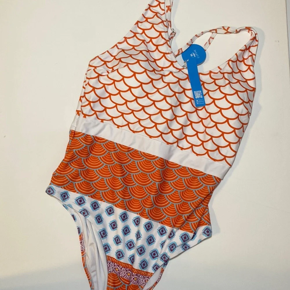 Women’s One Piece Cupshe swim suit, size large nwt - Picture 1 of 5